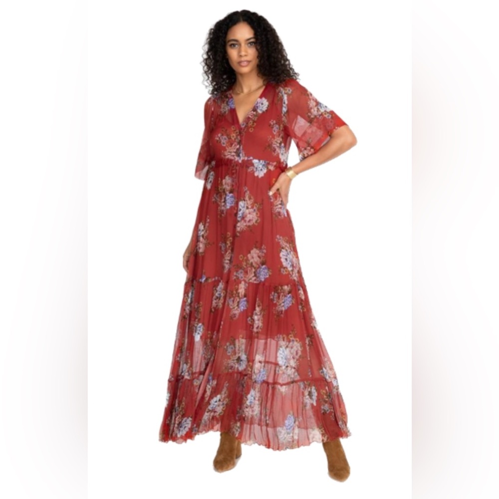 Johnny Was Drexl Maxi Dress, pre-owned,size XS